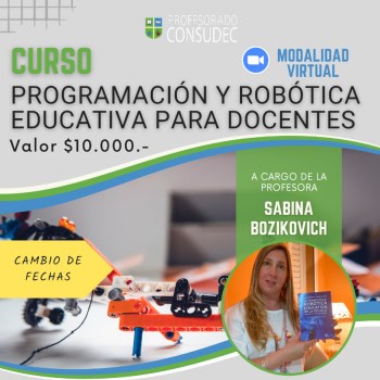 Curso de Programación y Robótica Educativa para Docentes 