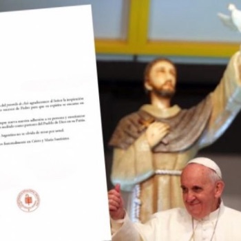Carta de la Asamblea Plenaria al Papa Francisco