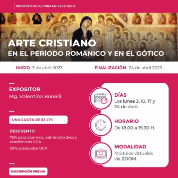 Arte cristiano en el período románico y gótico